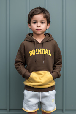 Brazilian child boy with  brown hair