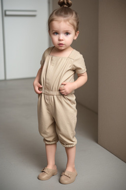 Slovenian infant boy with  brown hair