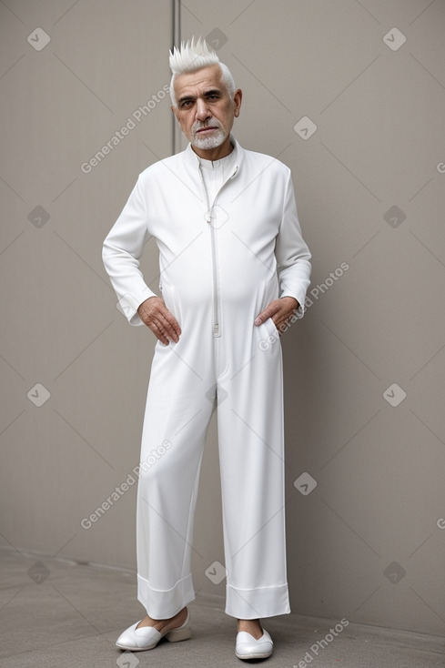 Iranian elderly male with  white hair