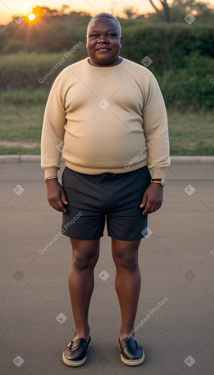 Zimbabwean 45 years male with  blonde hair