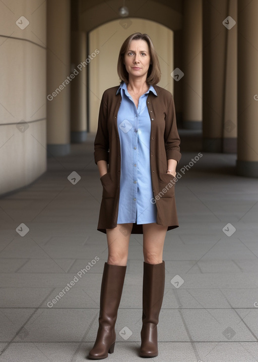 Czech 45 years female with  brown hair