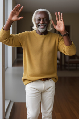 45 years male with  white hair