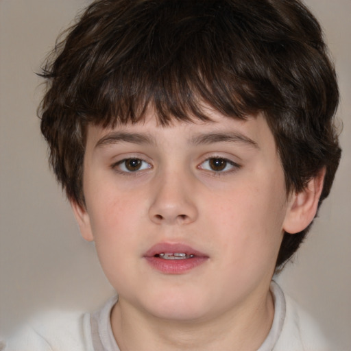 Neutral white young-adult male with medium  brown hair and brown eyes