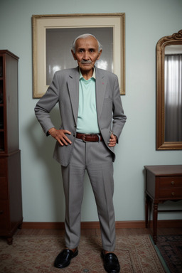 Omani elderly male with  gray hair