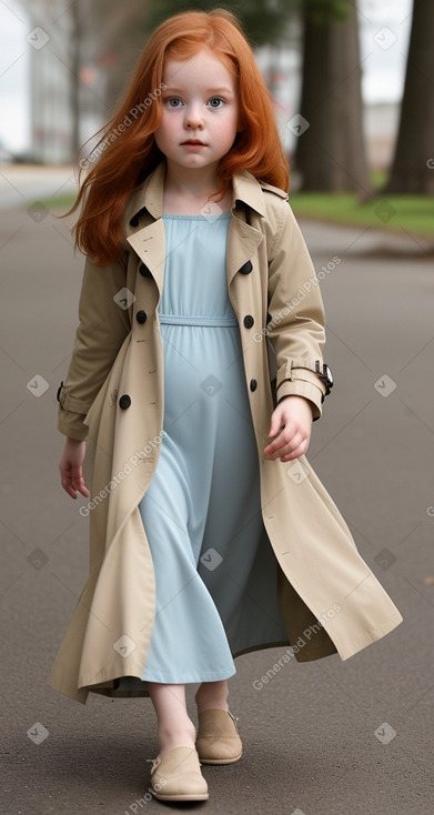 Canadian infant girl with  ginger hair