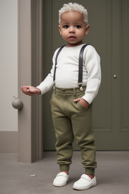 Dominican infant boy with  white hair