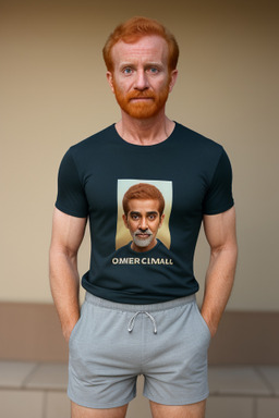 Omani 45 years male with  ginger hair