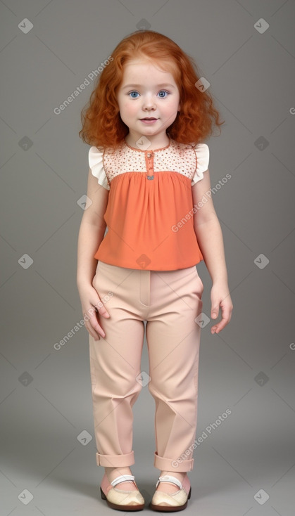 Austrian infant girl with  ginger hair