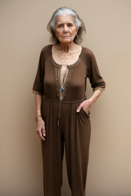 Argentine elderly female with  brown hair