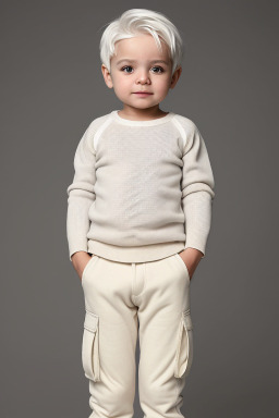 Greek infant boy with  white hair