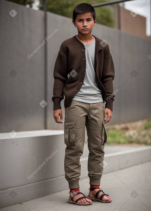 Bolivian teenager boy 