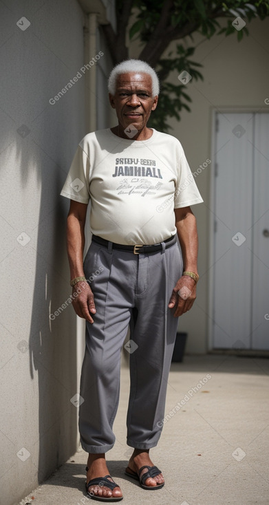 Jamaican elderly male with  gray hair