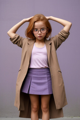 Child female with  ginger hair