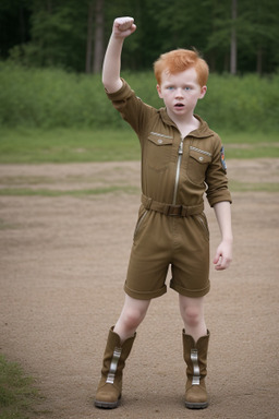 Lithuanian child boy with  ginger hair