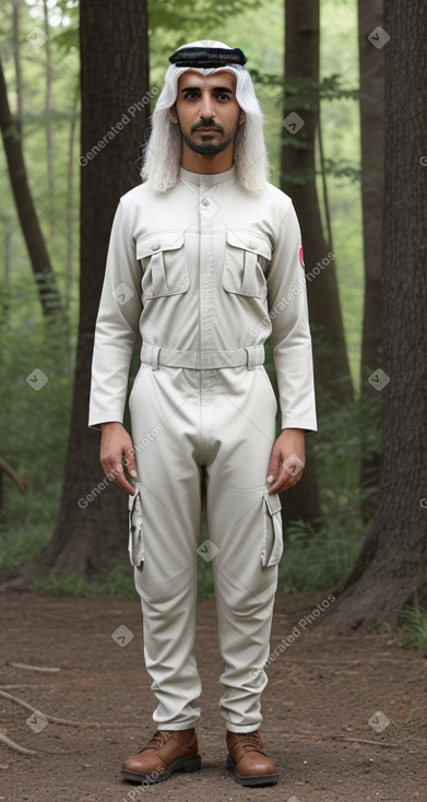 Emirati adult male with  white hair