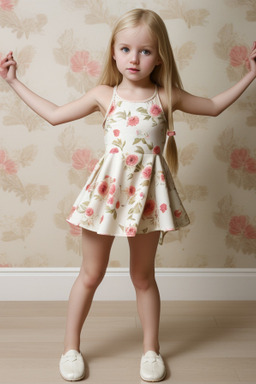 Lithuanian infant girl with  blonde hair