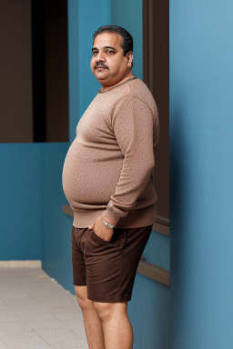 Bahraini middle-aged male with  brown hair