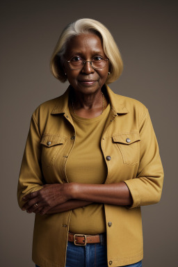 Elderly female with  blonde hair