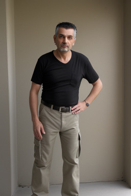 Romanian 45 years male with  black hair