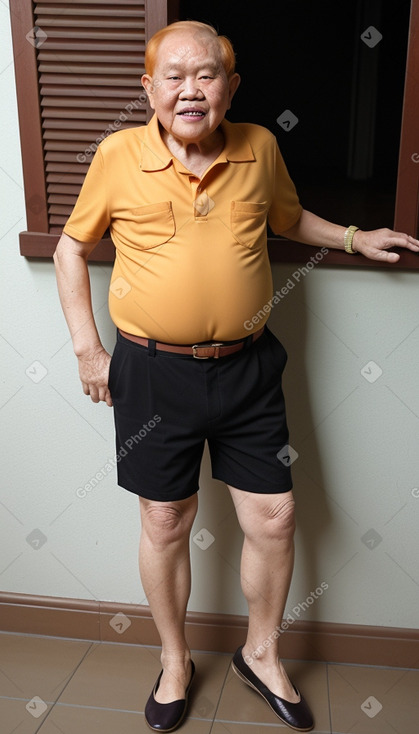 Indonesian elderly male with  ginger hair