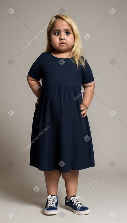 Yemeni child female with  blonde hair