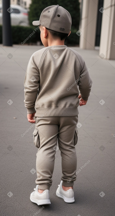 Lebanese infant boy with  gray hair