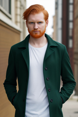 Lithuanian adult male with  ginger hair