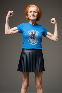 German elderly female with  ginger hair