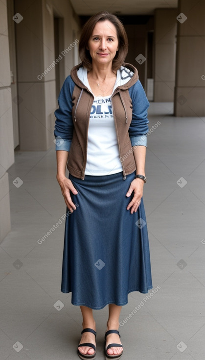 Croatian 45 years female with  brown hair