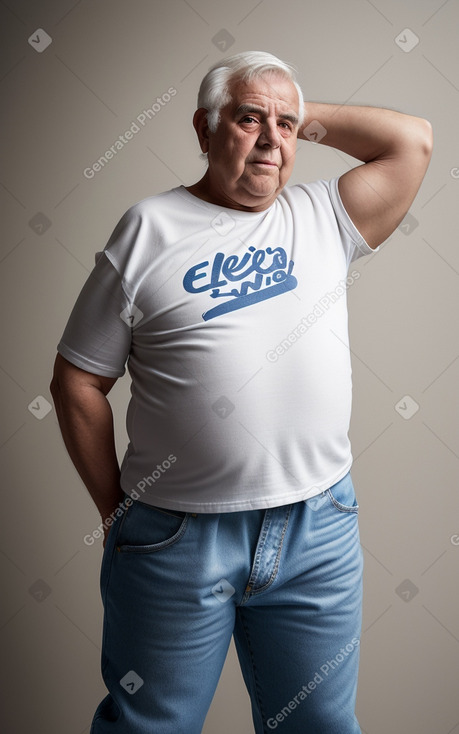 Portuguese elderly male with  white hair