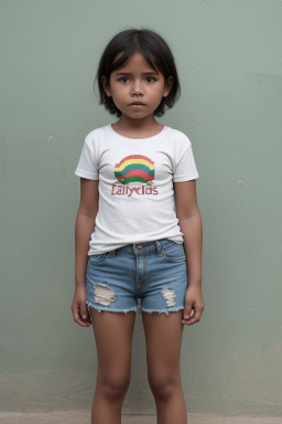 Bolivian child girl 