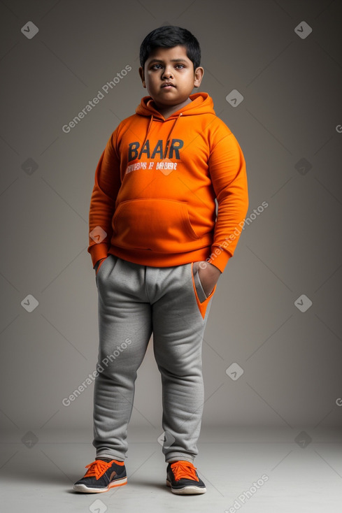 Bangladeshi child boy with  gray hair