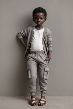 Sudanese child boy with  gray hair