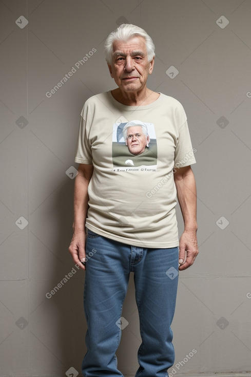 Chilean elderly male with  white hair