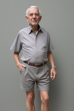 Swiss elderly male with  gray hair