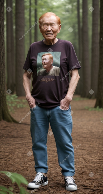 Elderly male with  ginger hair