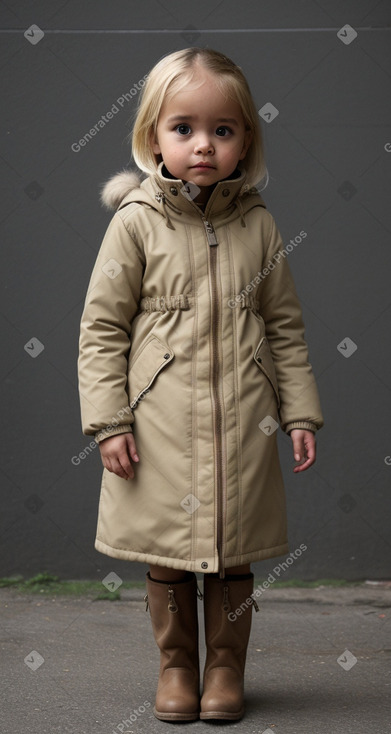 Guatemalan infant girl with  blonde hair