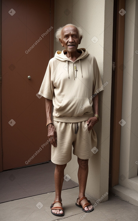 Ethiopian elderly male with  ginger hair