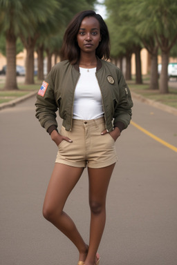 Sudanese adult female with  brown hair