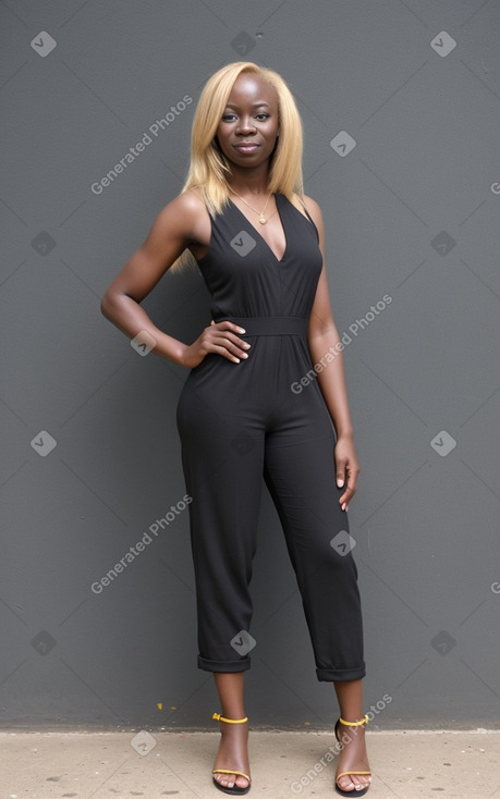 Ghanaian 45 years female with  blonde hair