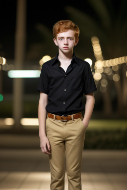 Iraqi teenager boy with  ginger hair