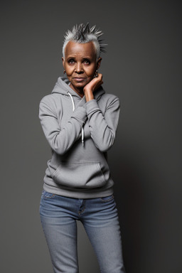 Somali elderly female with  gray hair