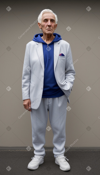 Costa rican elderly male with  white hair