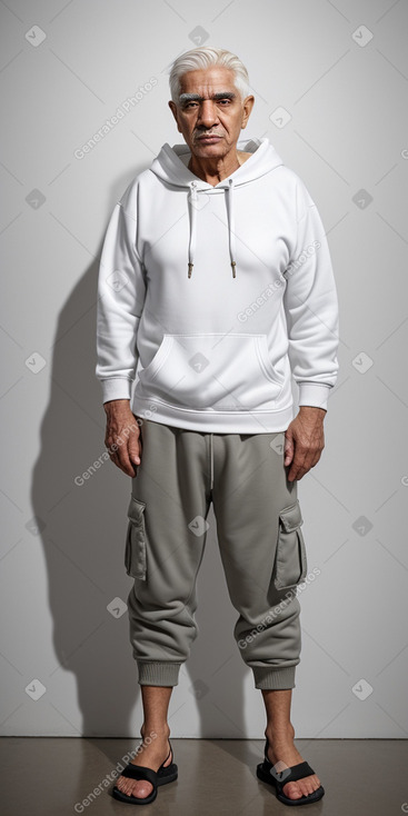 Bahraini elderly male with  white hair