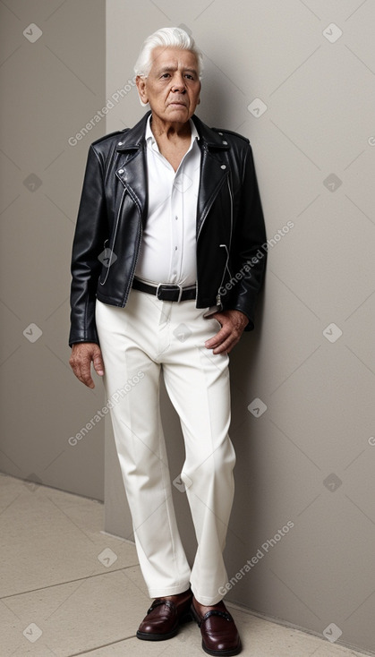 Guatemalan elderly male with  white hair