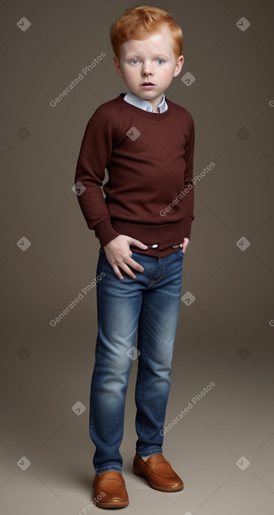 Ethiopian infant boy with  ginger hair