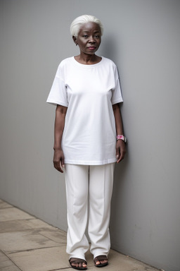 Ghanaian elderly female with  white hair