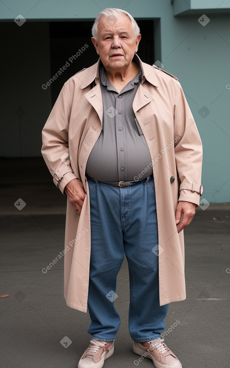 South african elderly male with  gray hair