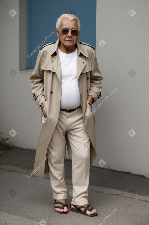 Honduran elderly male with  blonde hair