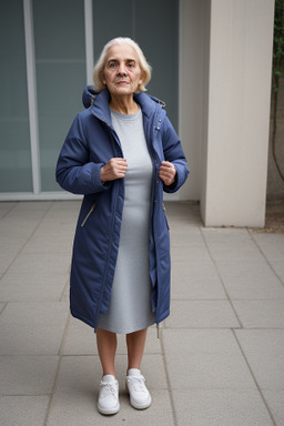 Greek elderly female with  blonde hair